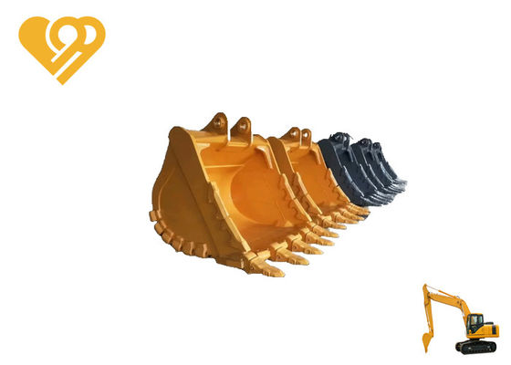 320 Excavator Bucket Wear-Resistant Yellow Attachment Heavy Equipment Spare Parts
