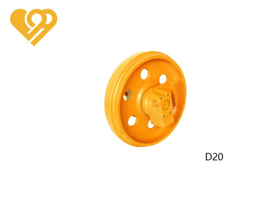 D20 Bulldozer Track Idler Parts , Front Idler Assy With High Torque Transfer