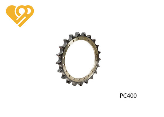 KOMATSU Sprocket Excavator Undercarriage Parts Customized Black Or Yellow