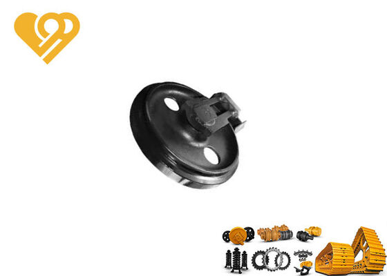 Construction Machinery OEM Heat Treatment Undercarriage Spare Parts Forge Steel Idler Tension Wheel for Komatsu PC75R-2HD
