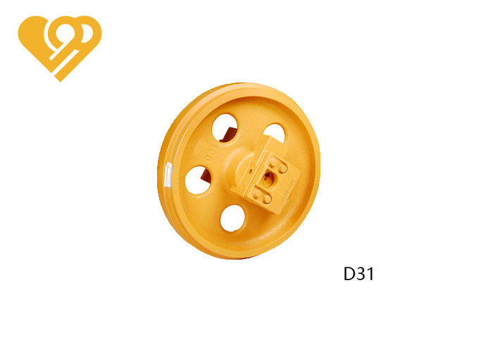D20 Bulldozer Track Idler Parts , Front Idler Assy With High Torque Transfer
